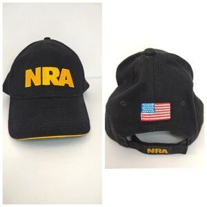 NRA Strap Back Hat American Flag Baseball Hat
